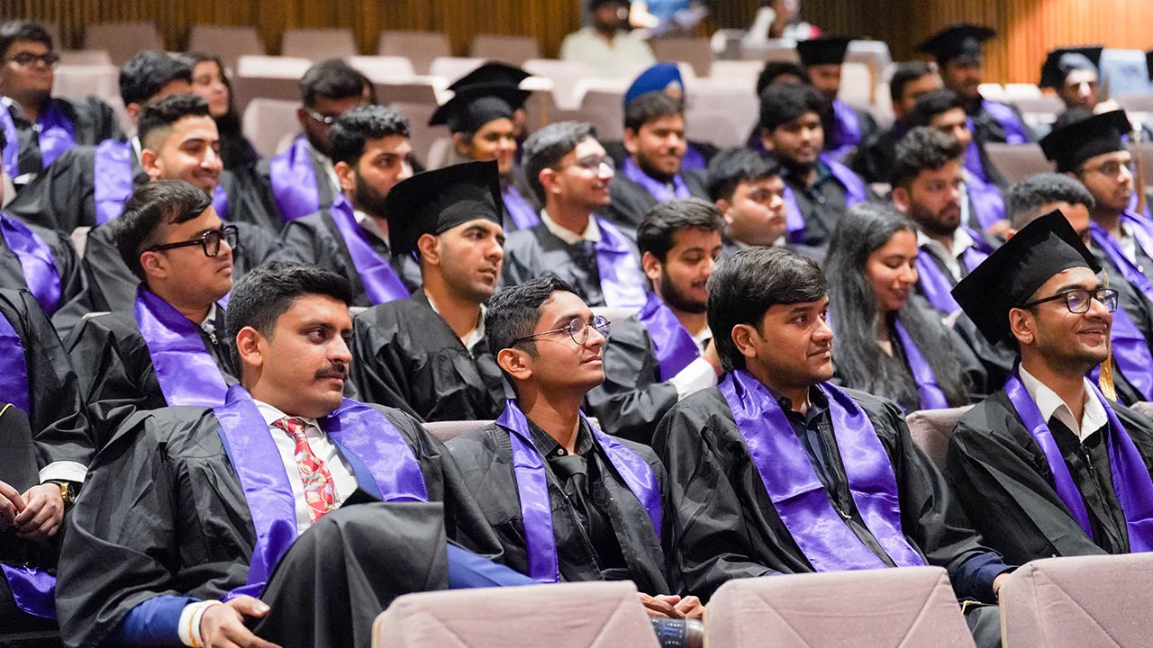 Excited PGPFMB batch 35 students on their graduation day