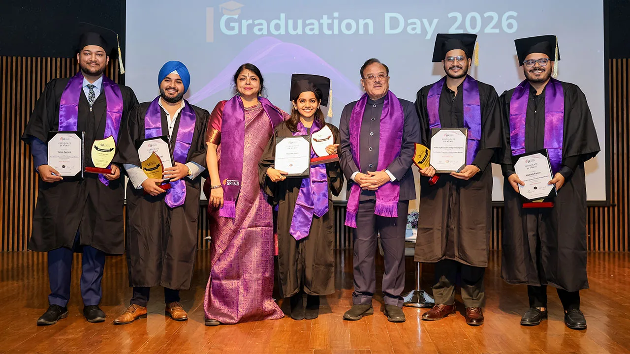 Chief guest Dr. Jaimin Vasa presides PGPFMB batch 35, graduation ceremony