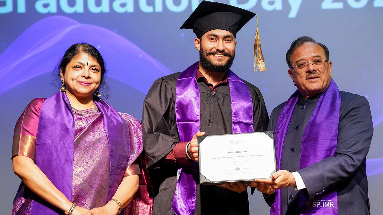 Celebrating achievements at SPJIMR’s PGPFMB batch 35 graduation ceremony