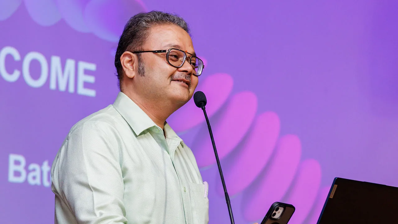 Prof. Anshul Verma, PGPM chairperson, sharing the H-manager model