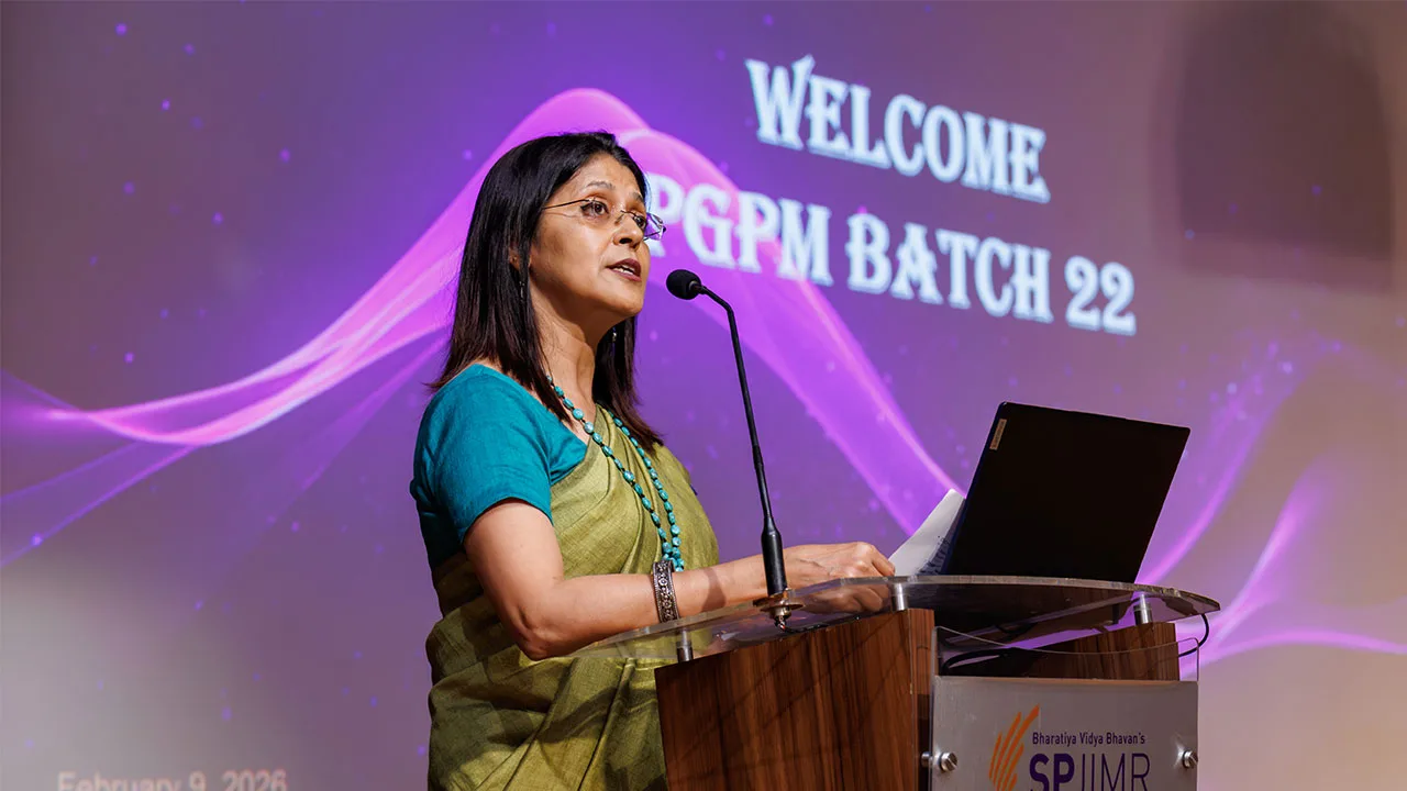 Welcome address by Associate Dean Prof. Renuka Kamath