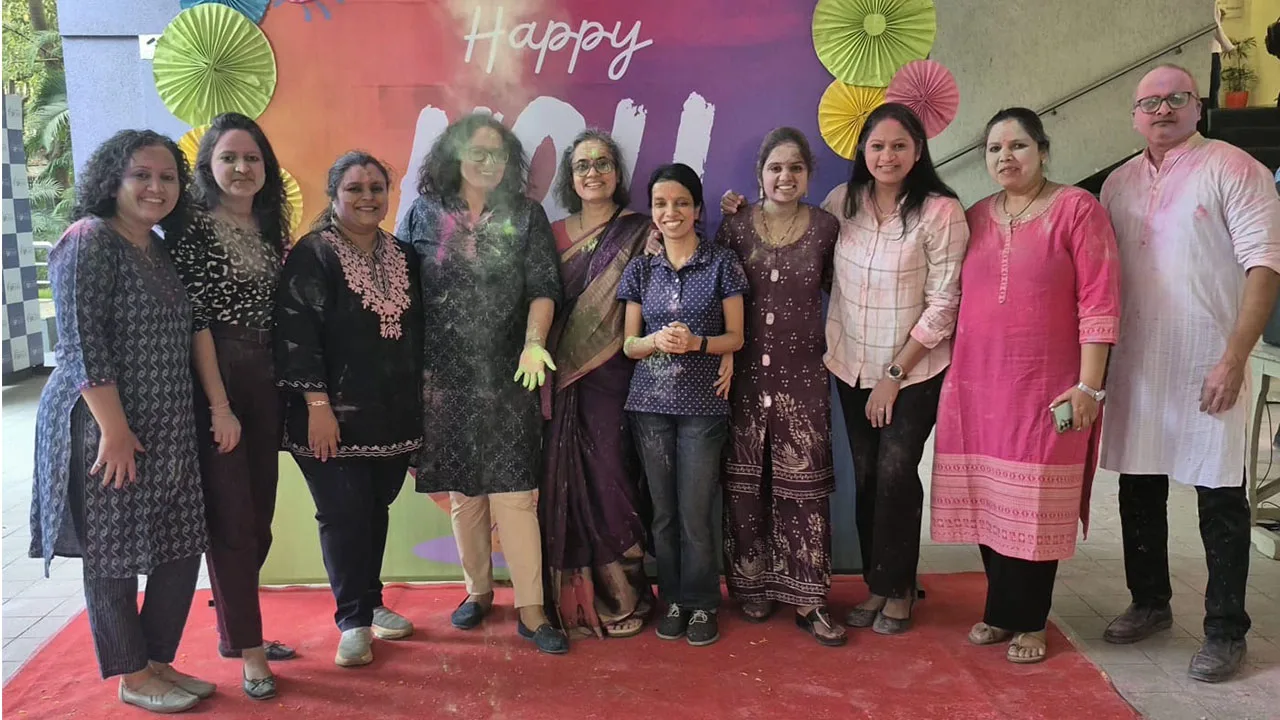 SPJIMR revels in the colours of Holi