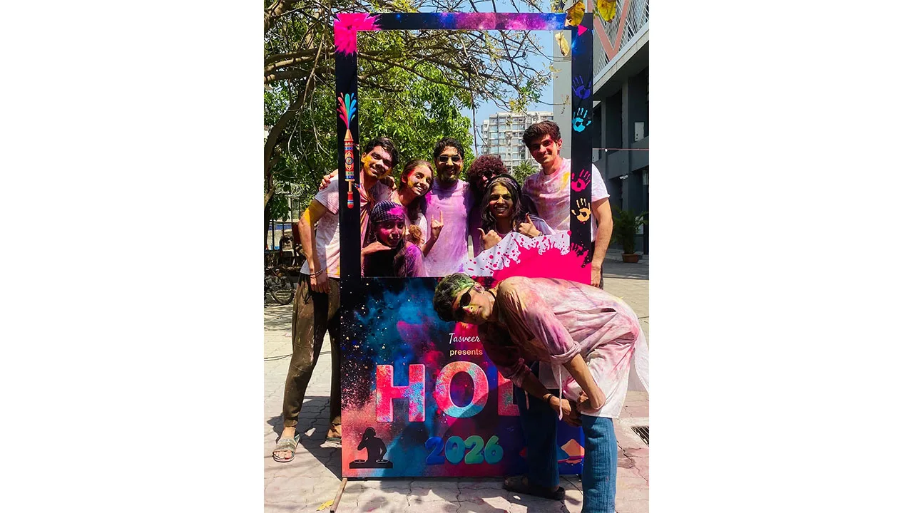 SPJIMR revels in the colours of Holi