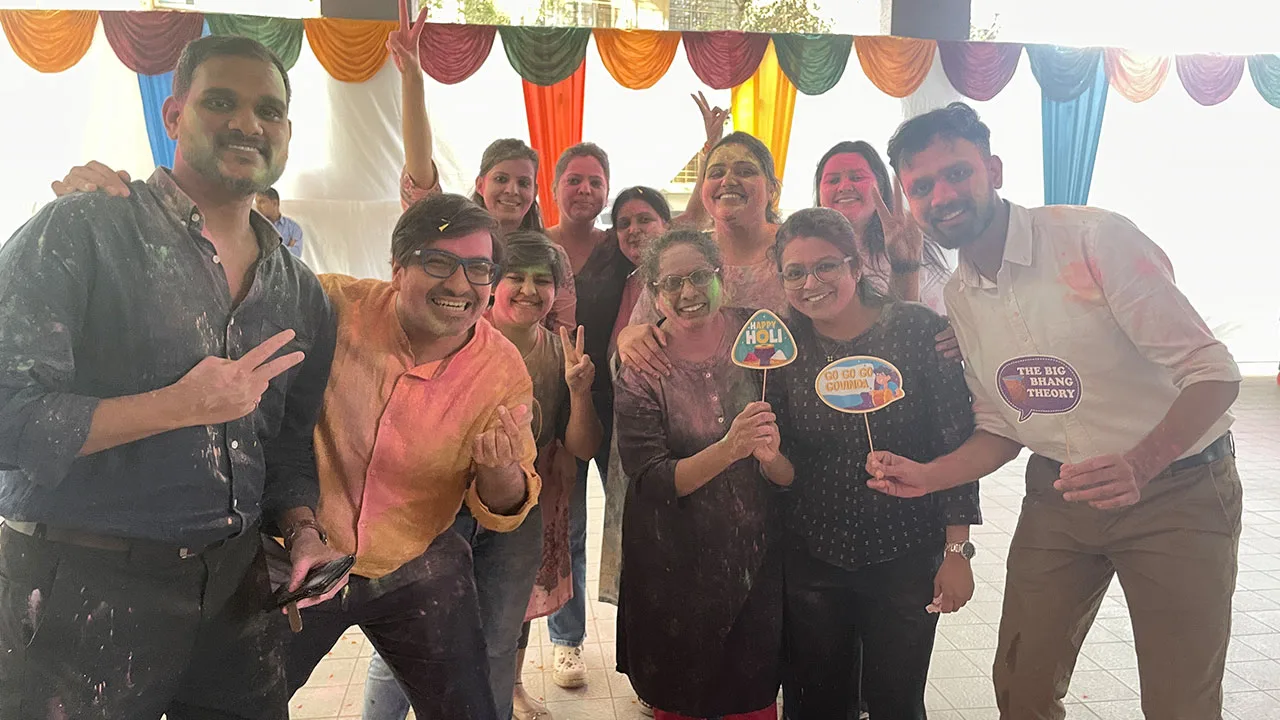 SPJIMR revels in the colours of Holi