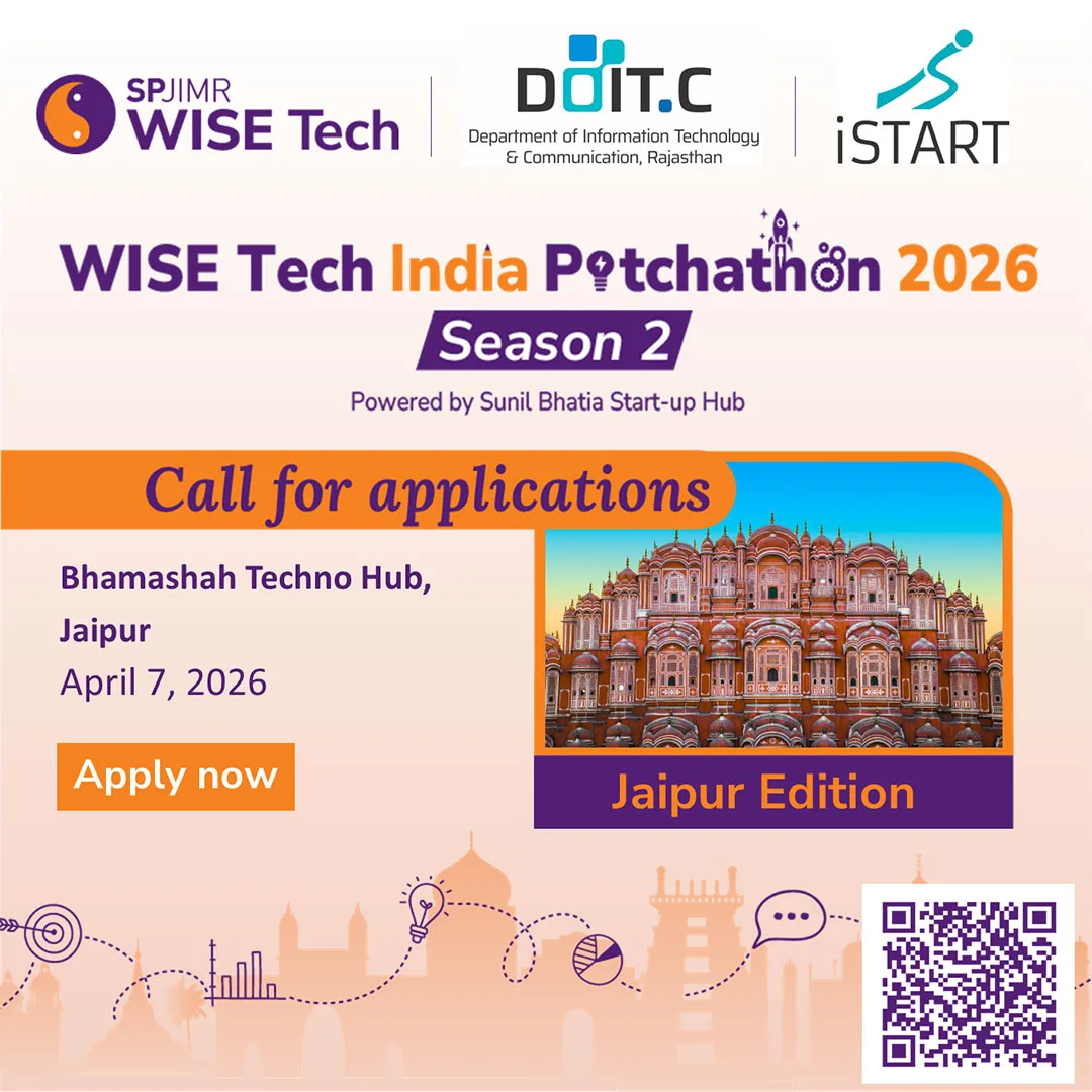WISE Tech India Pitchathon 2026 – Jaipur Edition