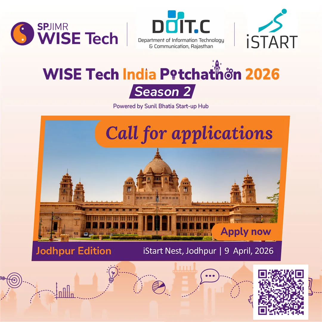 WISE Tech India Pitchathon 2026 – Jodhpur Edition