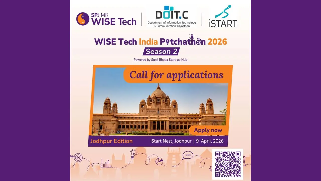 WISE Tech India Pitchathon 2026 – Jodhpur Edition