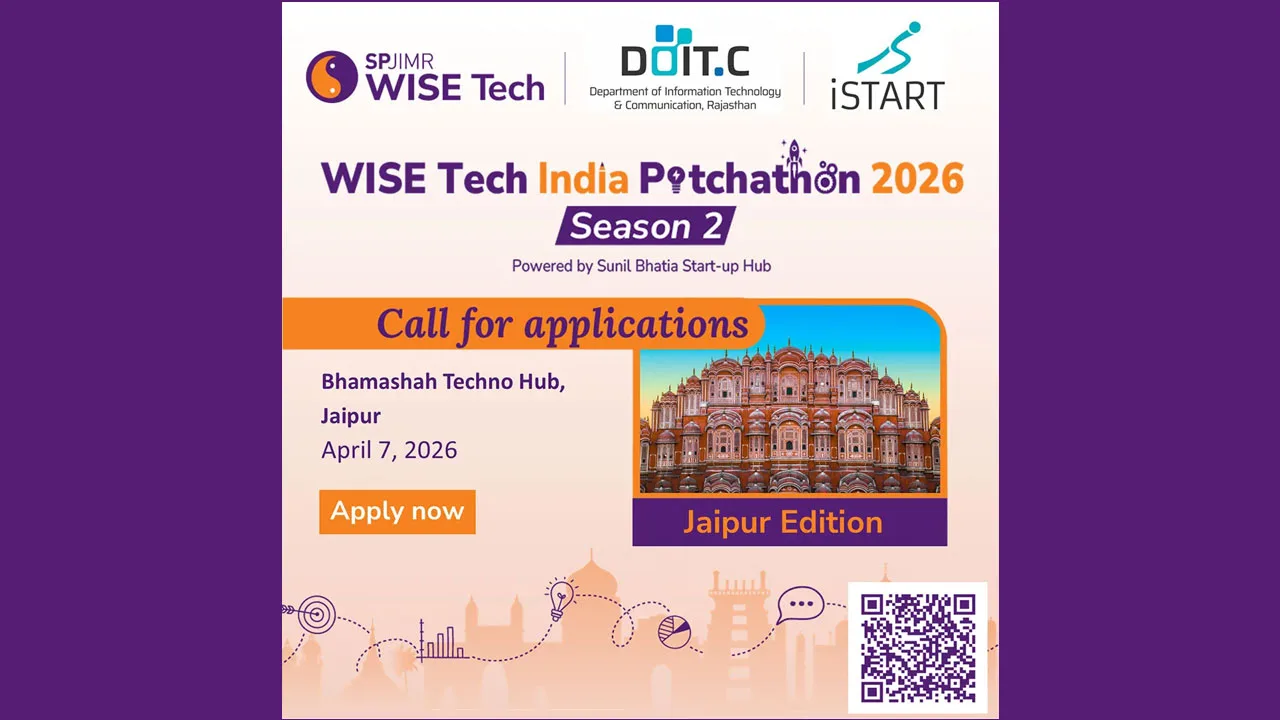 WISE Tech India Pitchathon 2026 – <br/>Jaipur Edition