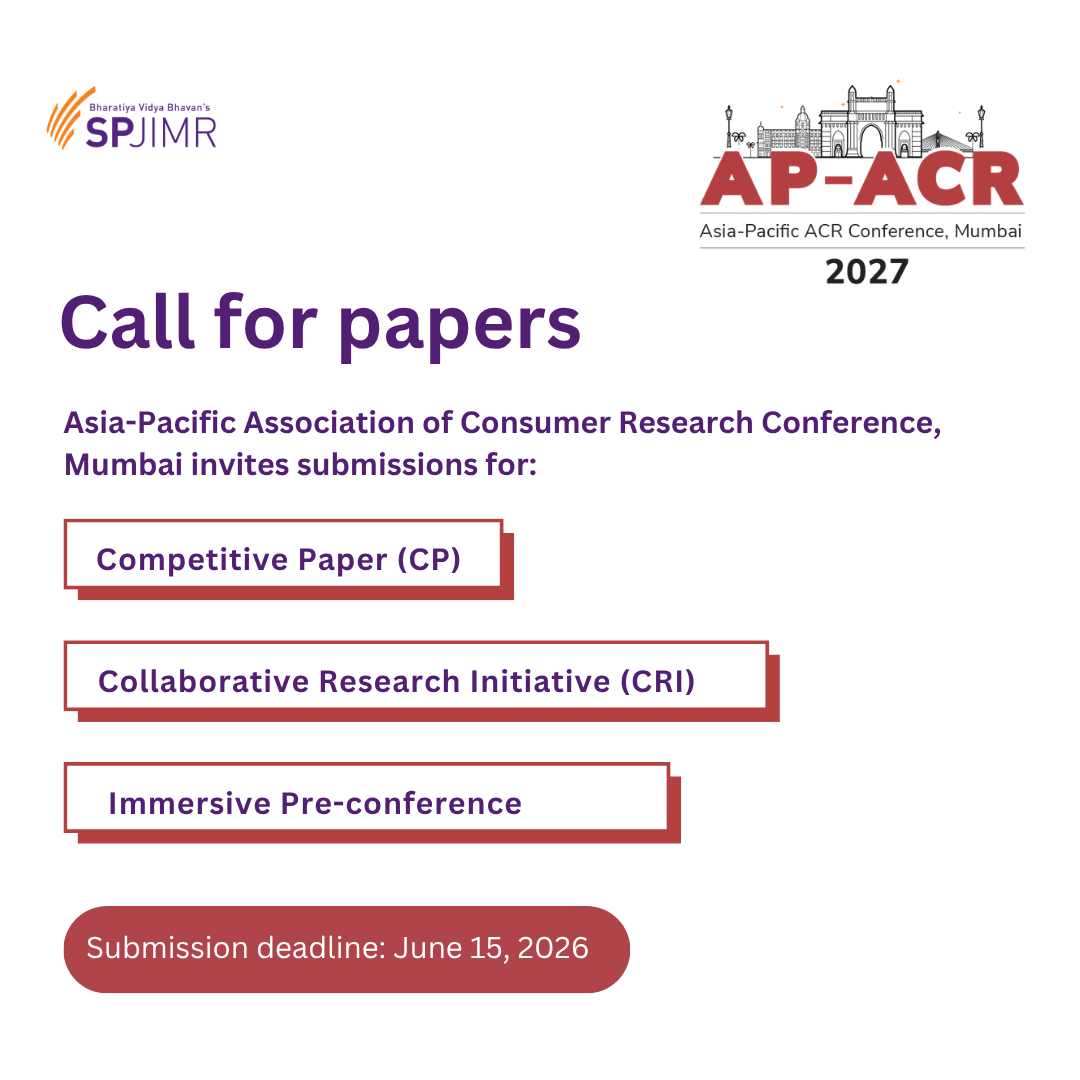 Call for Papers | Asia-Pacific ACR 2027
