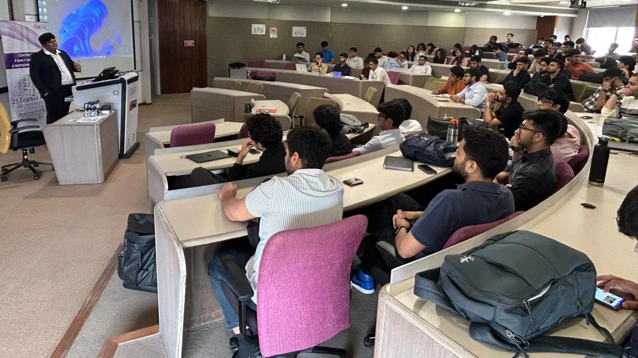 Structured interaction with PGPFMB alumnus Mr. Keyur Mehta