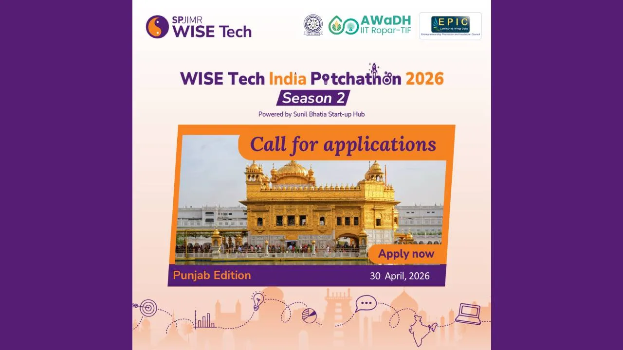 WISE Tech India Pitchathon 2026 – Punjab Edition