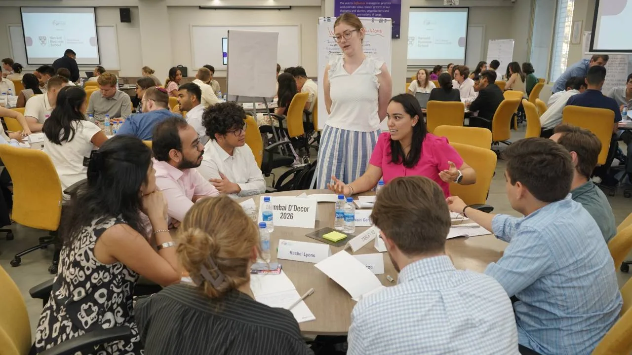 SPJIMR and Harvard Business School students explored management through local insight and global dialogue