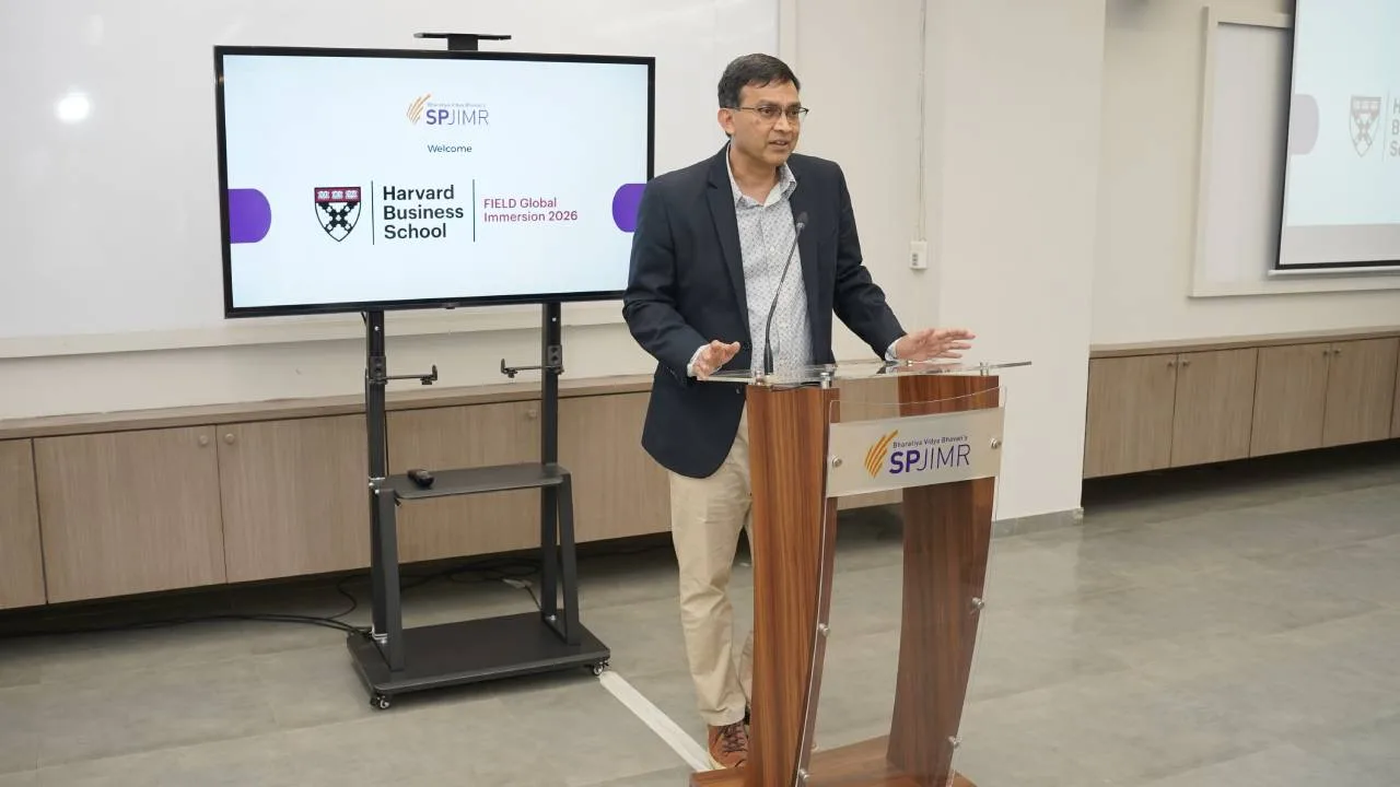 SPJIMR and Harvard Business School students explored management through local insight and global dialogue