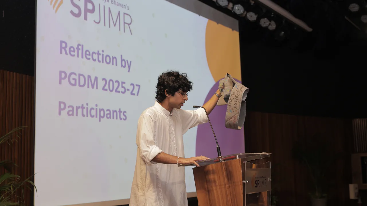 Class of 2028 begins its SPJIMR journey with a commitment to learning, reflection, and responsible leadership