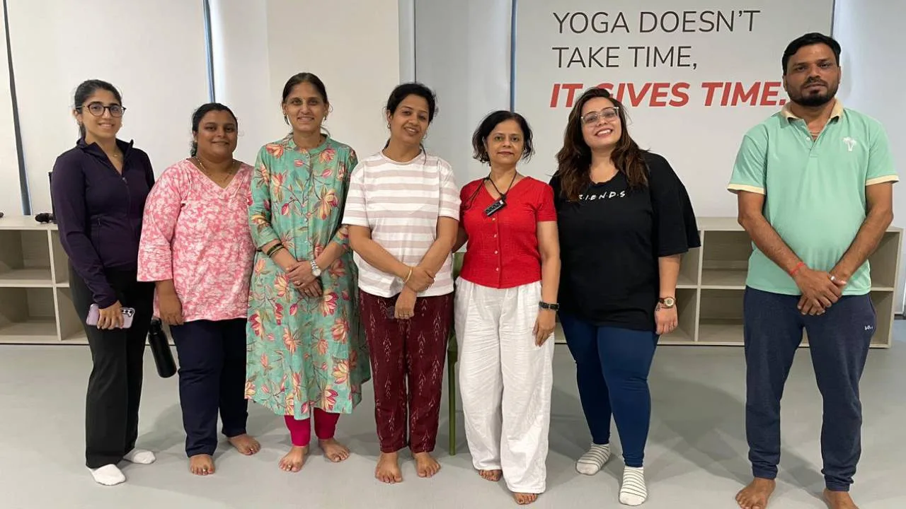 From chair yoga to mandala flow: a week of mindful movement at SPJIMR