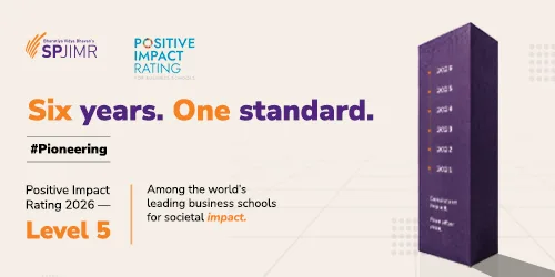 SPJIMR achieved the highest 'Level 5 Pioneering School' rating in PIR 2026