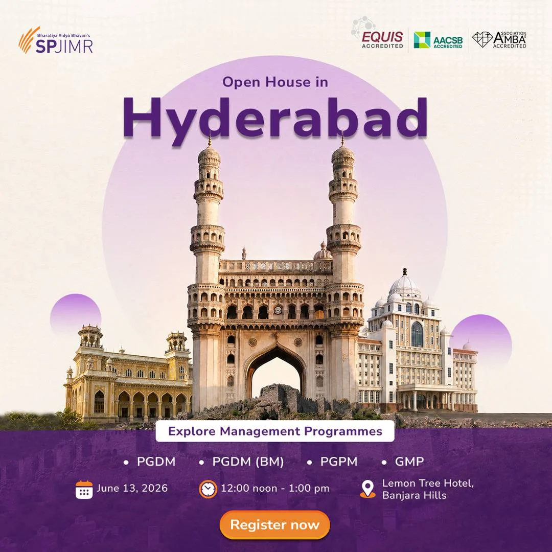 Join us at the SPJIMR open house in Hyderabad