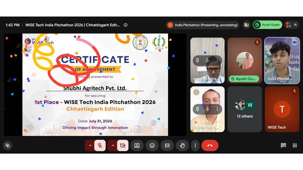 Chhattisgarh edition – WISE Tech India Pitchathon 2026