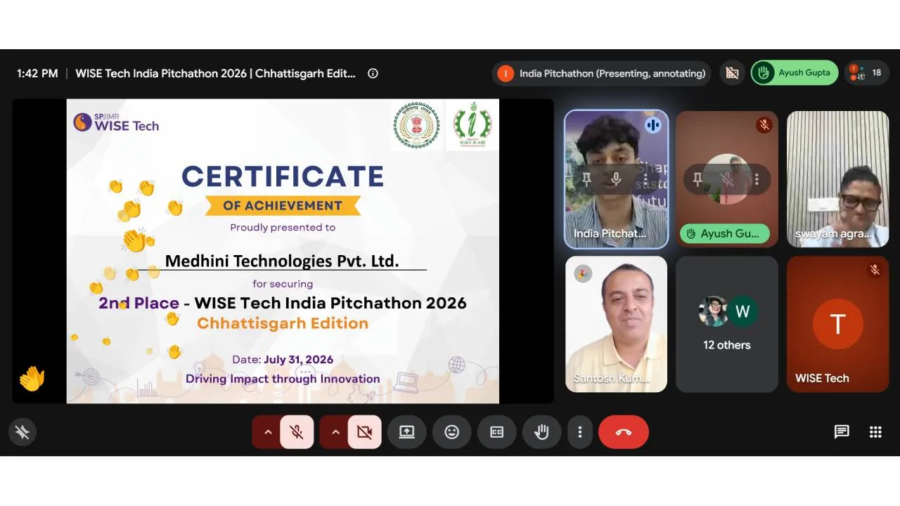 Chhattisgarh edition – WISE Tech India Pitchathon 2026