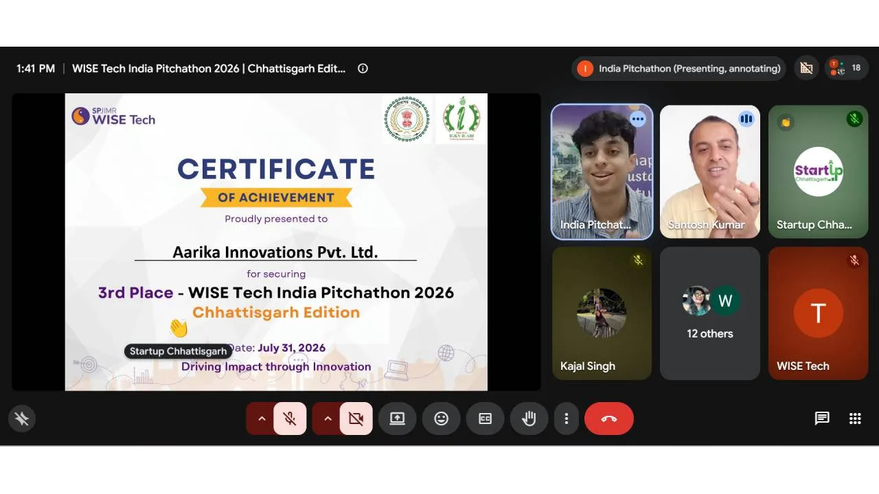 Chhattisgarh edition – WISE Tech India Pitchathon 2026