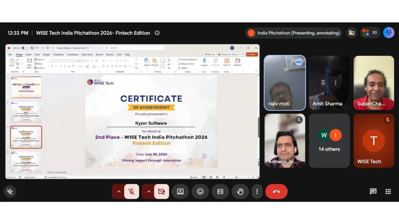 Fintech edition – WISE Tech India Pitchathon 2026