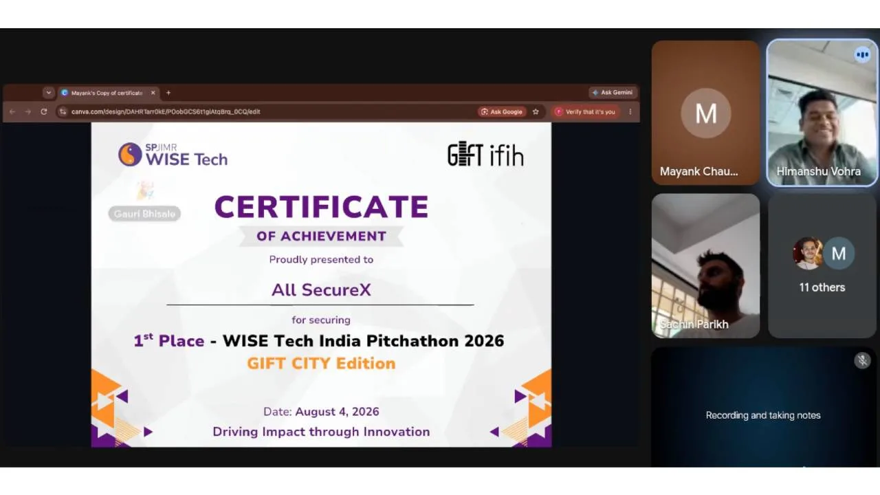 Gift City edition – WISE Tech India Pitchathon