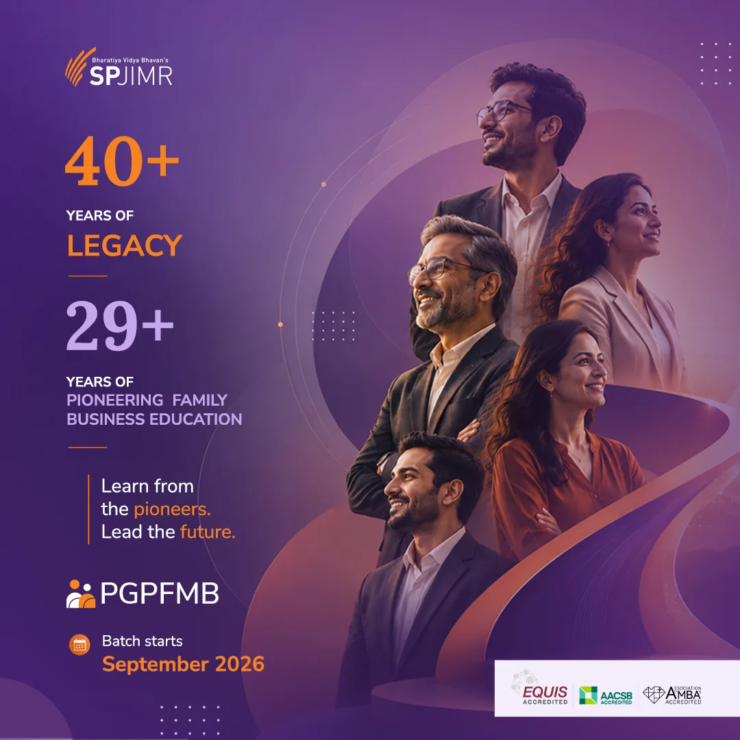 SPJIMR PGPFMB admissions open