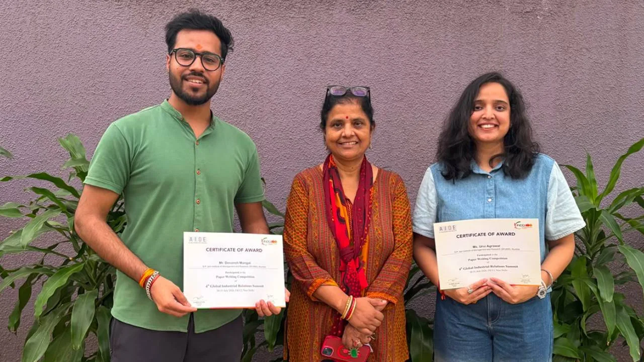 Six SPJIMR students recognised at FICCI Summit
