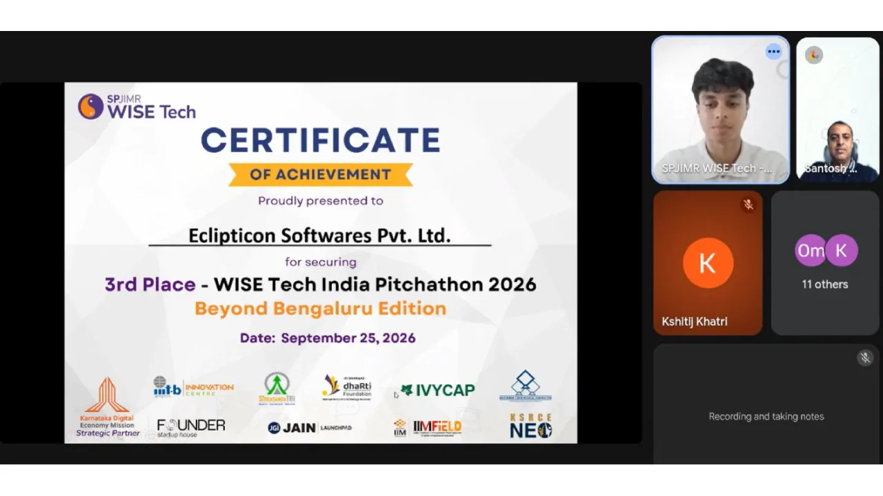 Beyond Bengaluru edition – WISE Tech India Pitchathon 2026