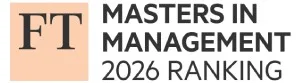 FT Masters in Management 2026 Ranking