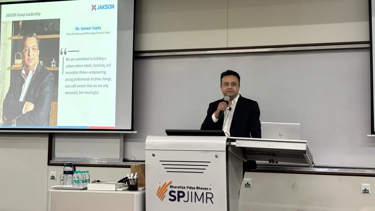 Industry interaction: SPJIMR students explore India’s energy transition with Jakson Group