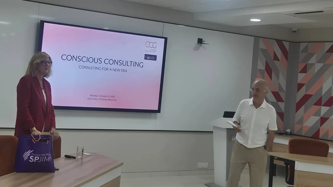 Conscious Consulting at SPJIMR’s Faculty Excellence Forum