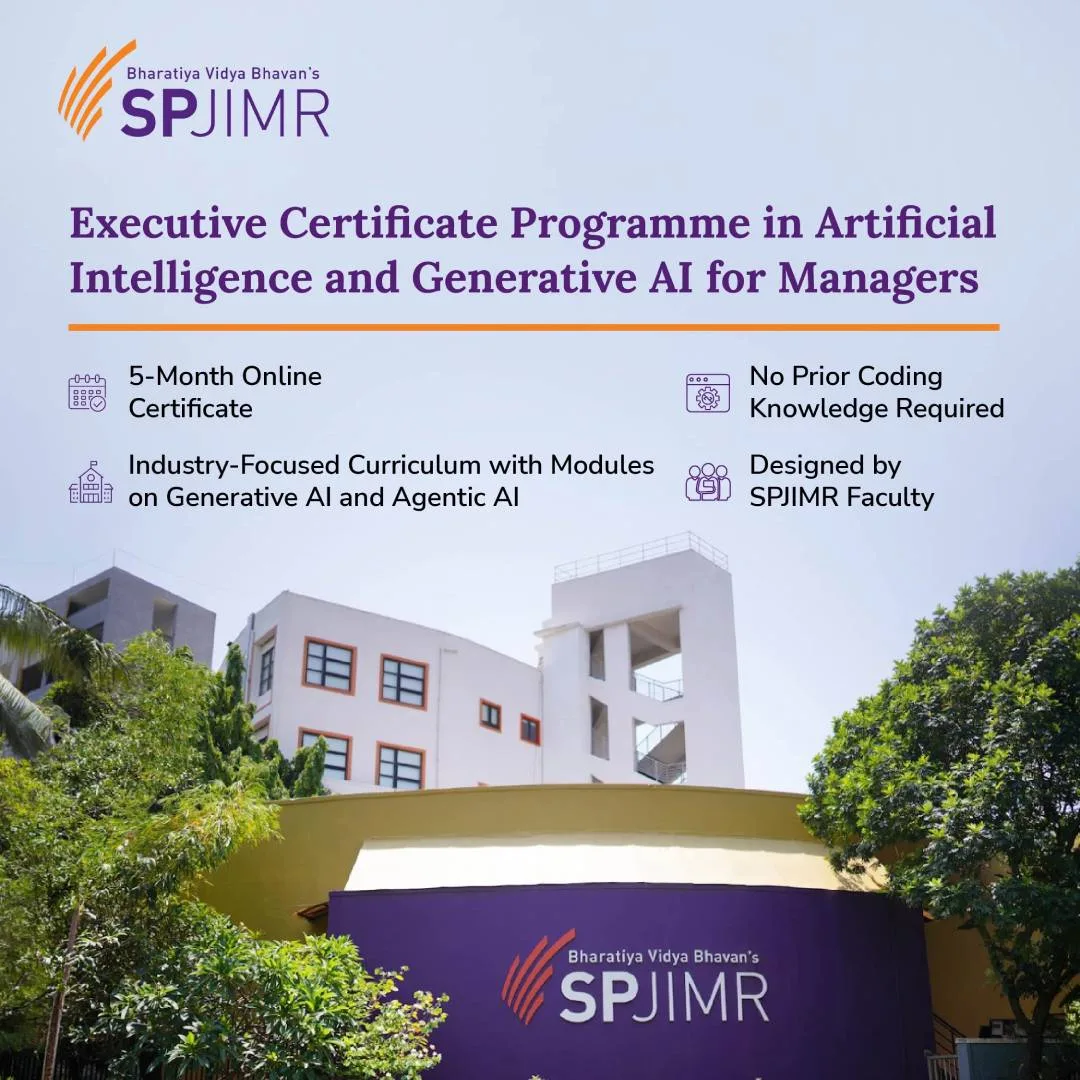 Executive Certificate Programme in Artificial Intelligence and Generative AI for Manage