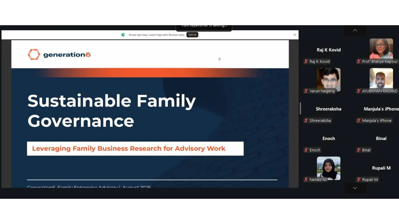 Family Business and Entrepreneurship Research Presentation Series with Dr. Claudia Astrachan
