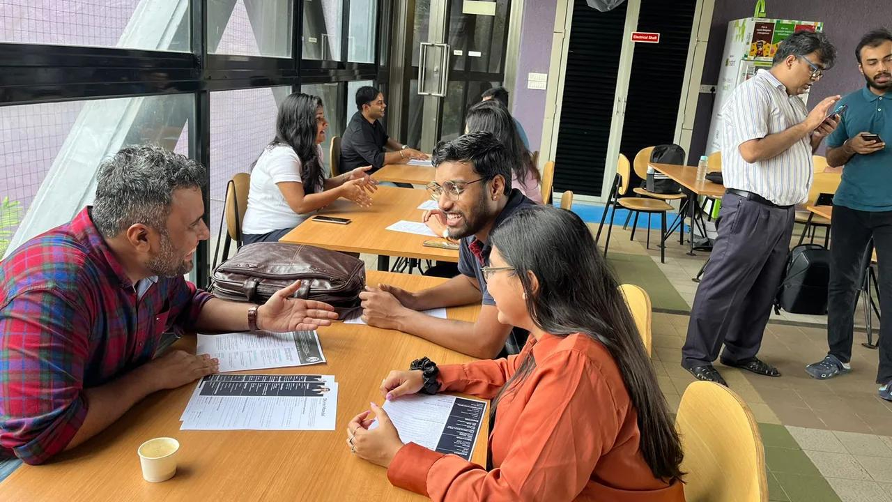 PGDM participants collaborating on marketing projects