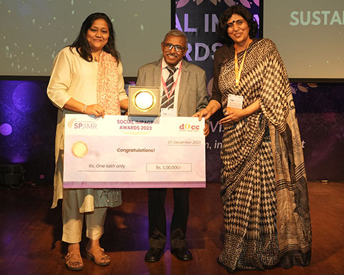 Award Category: Sustainability Tarun Bharat Sangh, Rajasthan – Ms. Sweta Jhunjhunwala