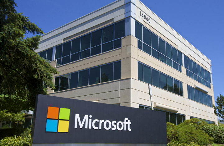 Microsoft employees participating in AI learning and leadership development