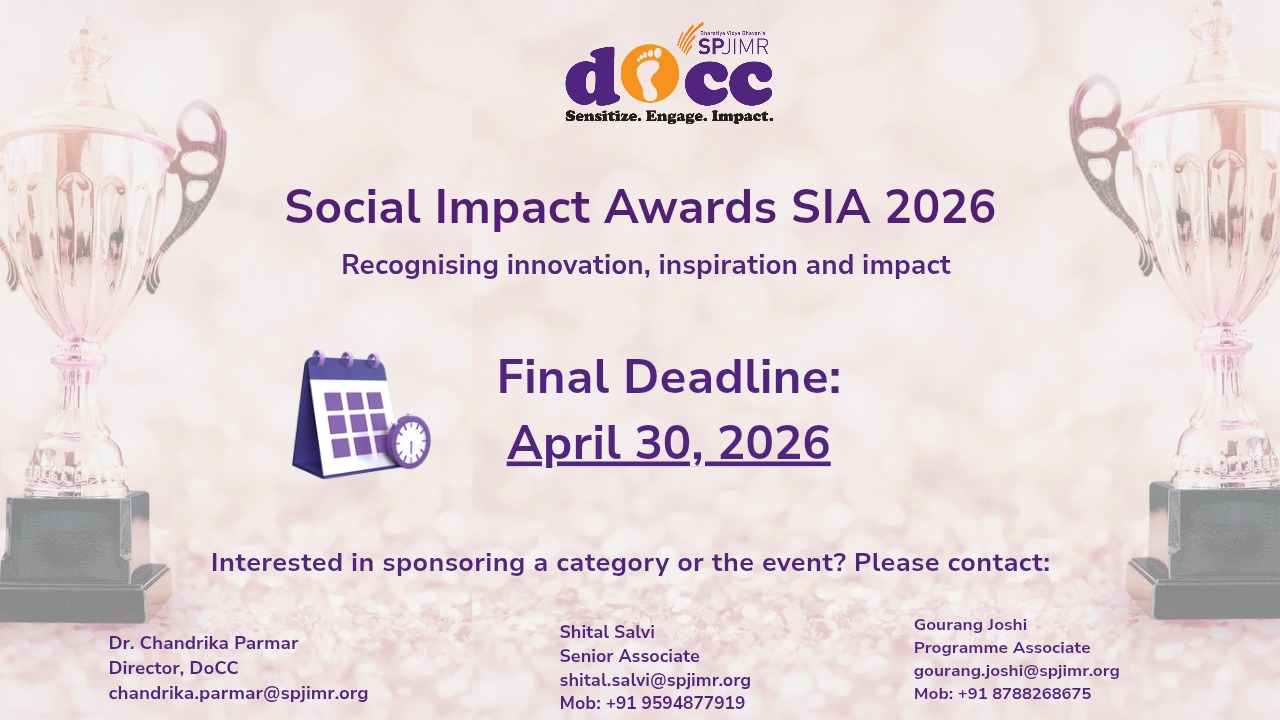Upcoming: Social Impact Awards 2026