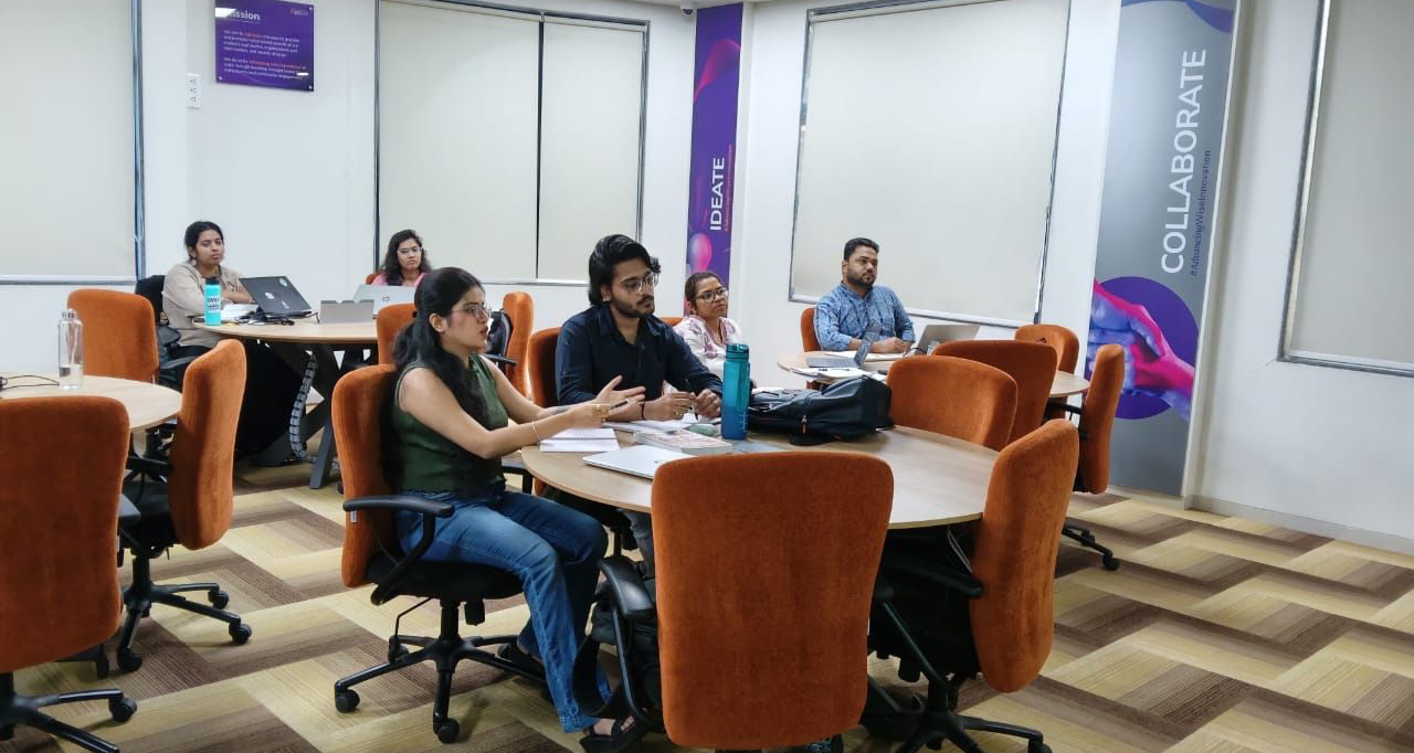 Kajori Roy, FPM scholar at SPJIMR, discussing doctoral research and academic life